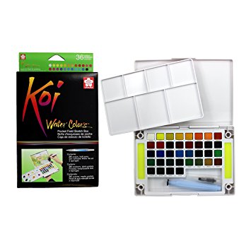 Sakura XNCW-36N Koi Watercolor Field 36 Color Sketch Set