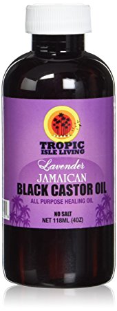 Tropic Isle Living Lavender Jamaican Black Castor Oil, 4 Ounce
