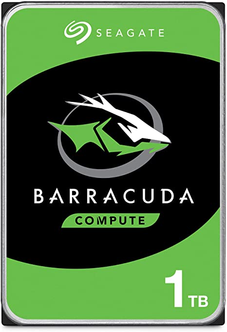 Seagate BarraCuda 1TB Internal Hard Drive HDD 3.5 Inch SATA 6 Gb/s 7200 RPM 64MB Cache for Computer Desktop PC Free Packaging