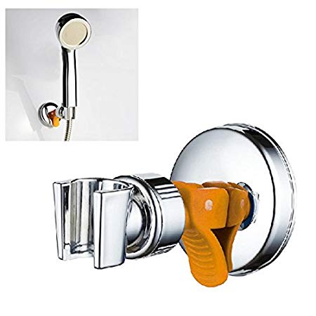 BephaMart Adjustable Shower Head Holder with Suction Cup Chrome Bracket Shipped and Sold by BephaMart