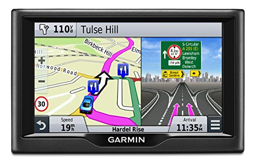 Garmin Nuvi 58LMT 5 inch Satellite Navigation with UK, Ireland, Full Europe Free Lifetime Maps and Traffic - Black