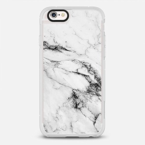 Casetify Interchangeable Back Plate Case for Apple iPhone 6 / 6s- Black and White Marble