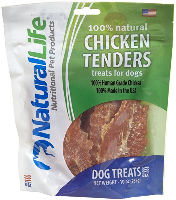 Natural Life Dog Treats, 100% Natural Chicken Tenders, 10 Ounces