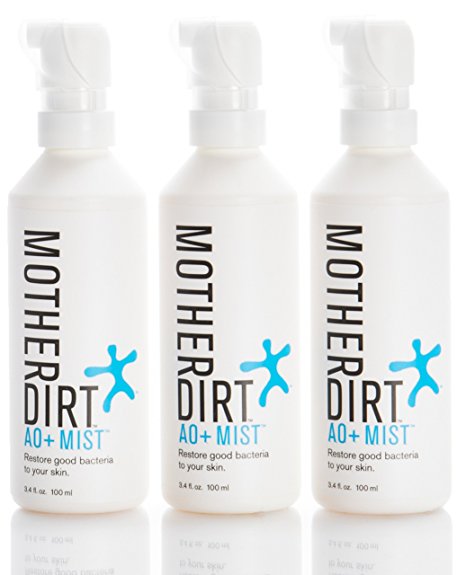 Mother Dirt AO  Mist Skin Probiotic Spray, Preservative-Free, 3.4 fl oz (3-Pack)