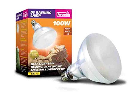 Arcadia D3 UV Basking Lamp, 100 W, E27
