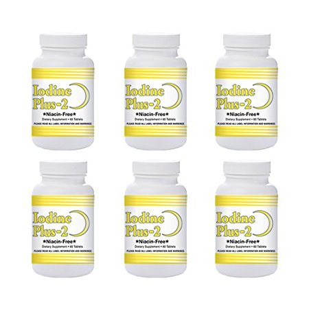 Natural Living Iodine Plus 2 for Low Thyroid – 6 Bottles