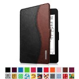 Fintie Kindle Paperwhite SmartShell Case - The Thinnest and Lightest Leather Cover for All-New Amazon Kindle Paperwhite Fits All versions 2012 2013 2014 and 2015 New 300 PPI Dual Color