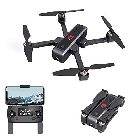 GPS Drone with 2K Camera for Adults,EACHINE EX3 Brushless 5G WiFi FPV with 2K Camera Optical Flow OLED Switchable Remote Foldable RC Drone Quadcopter RTF