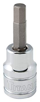 Titan Tools 15606 6 mm 3/8" Drive Hex Bit Socket