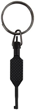 Rothco Flat Knurled Swivel Handcuff Key, Black