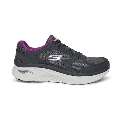 Skechers Arch FIT D'LUX LACE UP Shoes for Women | with Well-Cushioned Midsole and Cushioned Arch Fit® Insole Layered with Leather and mesh Fabric Upper Sports Shoes