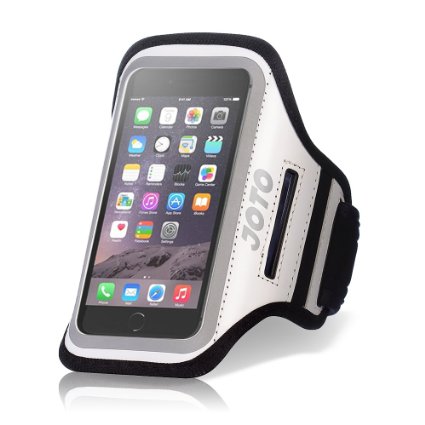 Apple iPhone 6S Plus 55 Armband JOTO Sport Armband Case for iPhone 6S Plus  6 Plus 55 best for Gym Sports Fitness Running  Exercise  Workout  iPhone 6S Plus  6 Plus Armband White