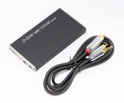 iBasso D-Zero MK2 D0-MKII Dual WM8740 DAC Portable Headphone Amplifier with 3.5mm Stereo to RCA Connection Kit