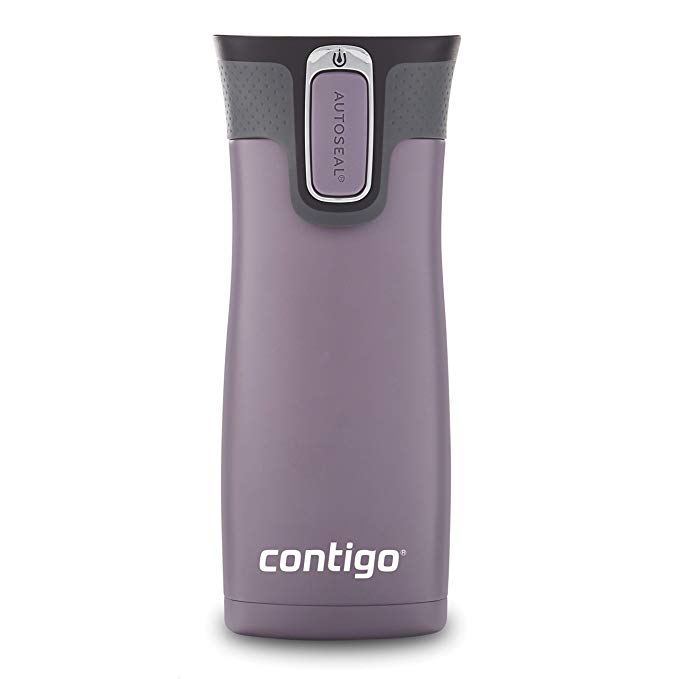 Contigo AUTOSEAL West Loop Vacuum-Insulated Stainless Steel Travel Mug, 16 oz, Dark Plum