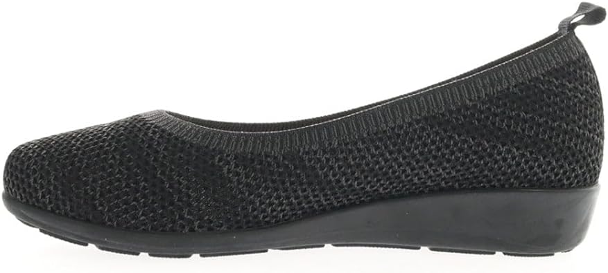 Propet Womens Yen Ballet Flat Flats Casual - Black