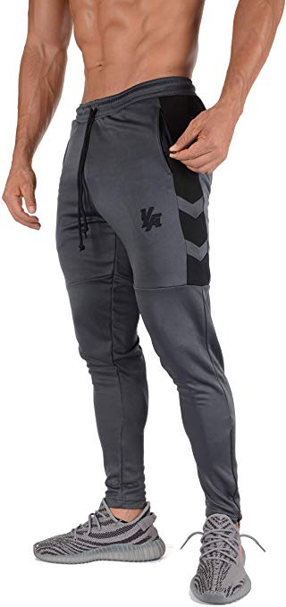 YoungLA Track Pants Men Workout Athletic Joggers Training Tapered Gym 205