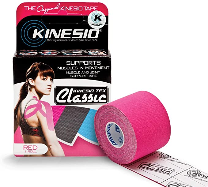 Kinesio Taping - Kinesiology Tape Tex Classic, Red/Pink – 2 in.