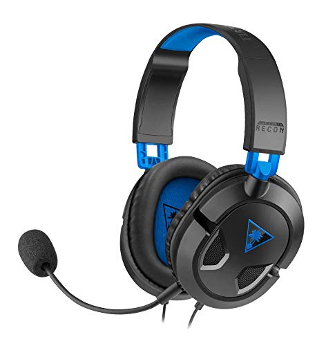 Turtle Beach Recon 50P Black & Blue (PS5, PS4, Xbox Series XIS, Xbox One, Switch, PC, Mobile)