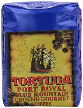 Tortuga Port Royal Blue Mountain Blend Gourmet Ground Coffee, 8 Ounce Bag