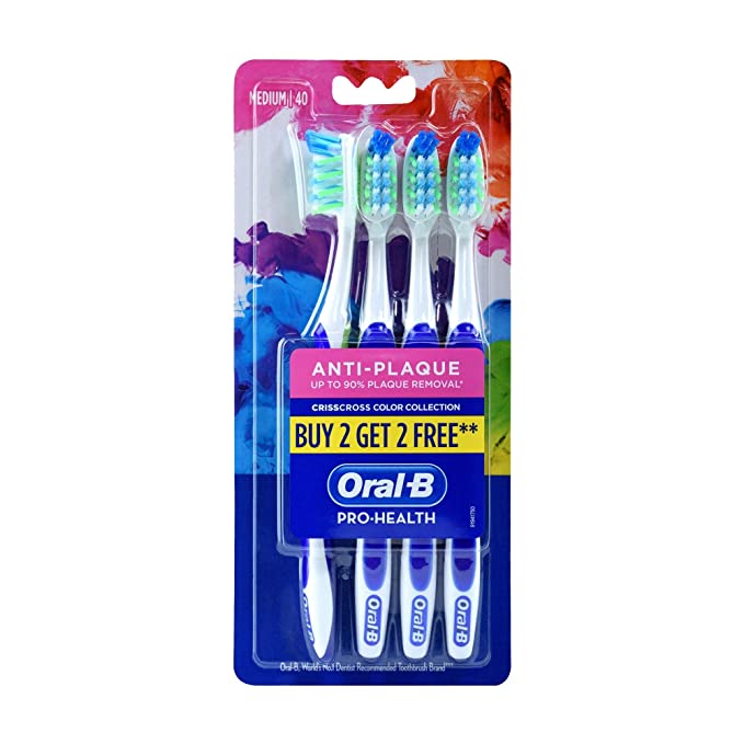 Oral B Pro health Toothbrush Medium (Buy 2 Get 2 Free)