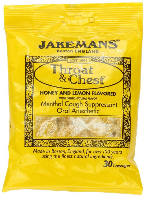Jakeman's Confectioners - Jakeman's Honey Throat & Chest Lozenges, 30 lozenges