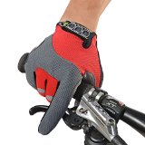 RockBros Outdoor Cycling Full Finger Gloves Bike Bicycle Gloves Breathable Anti-slip Reflective for Autumn Winter