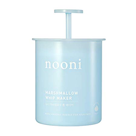 NOONI Marshmallow Whip Maker #Emerald Blue, Bubble maker, Foamer, Easy and fun cleansing tool, Facial foaming cleansing care