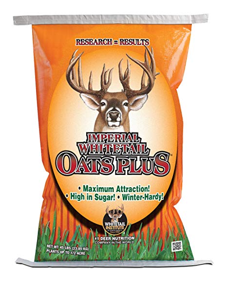 Whitetail Institute Imperial Oats Plus Food Plot Seed, 45 Lbs