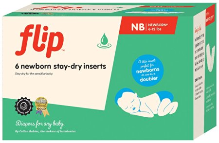 Flip Stay-Dry Inserts - Newborn - 6ct