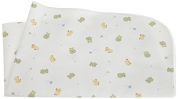 Carters Keep Me Dry Flannel Bassinet Pad, Green/Yellow (Discontinued by Manufacturer)