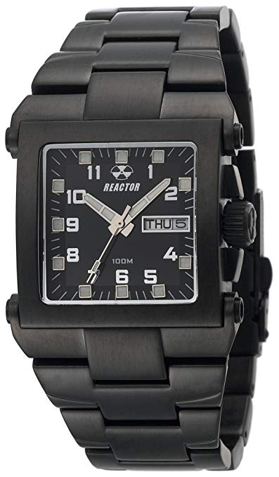 REACTOR Men's 60501 MC2 Black Coral Dial Black Nitride Plated Watch