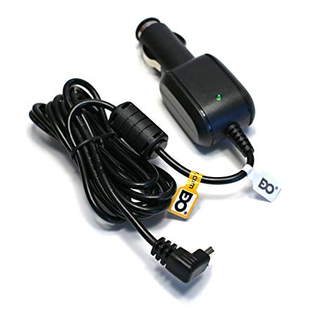 EDO Tech USB Car Charger Adapter Power Cord for Garmin Nuvi 55lmt 56lmt 57lmt 58lmt 66lmt 2539lmt 2555lmt 2557lmt 2589lmt 2597lmt 2598lmt 2599lmt; Drive 40 51 52 60 LMT Traffic GPS System (6.5’ Long)