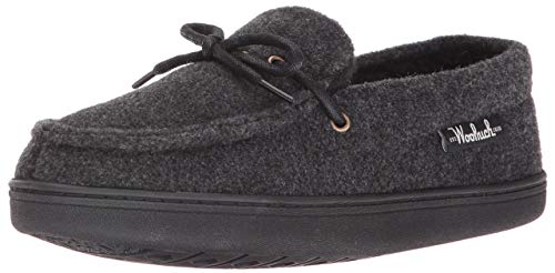 Woolrich Men's Lewisburg Slipper,Charcoal Fleece,10 M US