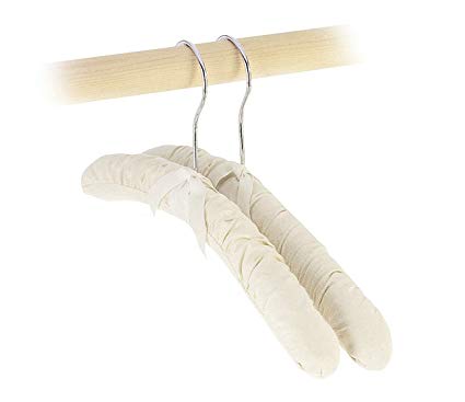 Whitmor Canvas Padded Hanger Set of 2