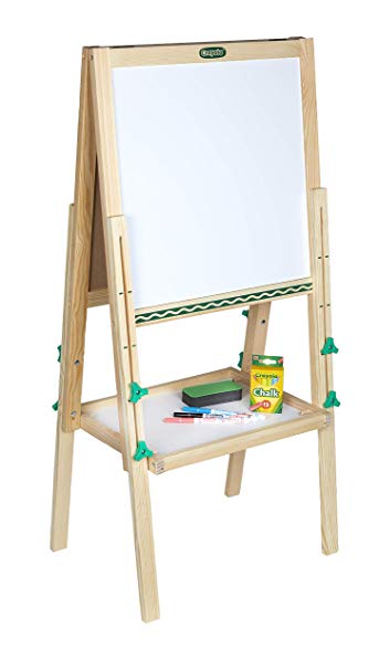 Crayola Kids Mini Wooden Art Easel & Supplies, Amazon Exclusive, Toddler Toys, Gift for Kids, Ages 3, 4, 5, 6