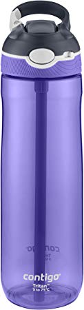 Contigo AUTOSPOUT Straw Ashland Water Bottle, 24 oz, Grapevine