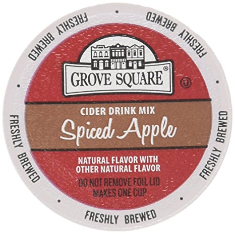 Grove Square Cider Drink Mix Single Serve, Spiced Apple, 24 cups