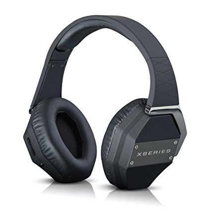 Photive X-Bass PH-BTX6 Wireless Bluetooth Headphones with Built-in Microphone and Hard Travel Case.
