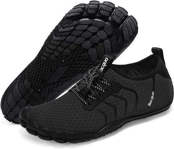 Racqua Water Shoes for Women Men Barefoot Swim Beach Quick Dry Aqua Shoes