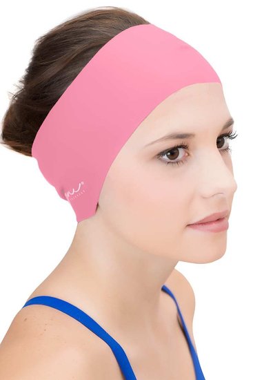 Sync Hair Guard & Ear Guard Headband - Wear Under Swim Caps as Water Repellent