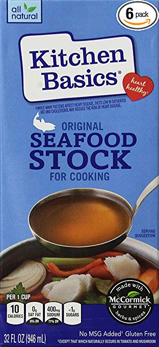 Kitchen Basics Seafood Stock, 32-Ounce (Pack of 6)