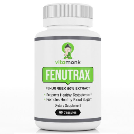 FenuTrax - Powerful Fenugreek Extract - Potent 50% Extract Standardized For Fenuside - High Furostanol Glycoside and Saponin Content - 500mg, 60 Capsules -Improved Testofen