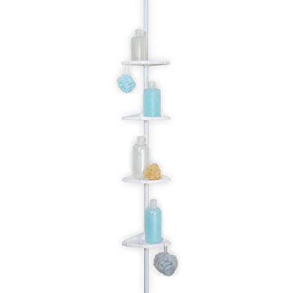 Better Living Products 70040 Ulti-Mate Shower Pole Caddy, White
