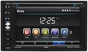 BOSS Audio BV9358B Double Din, Touchscreen, Bluetooth, DVD/CD/MP3/USB/SD AM/FM Car Stereo, 6.2 Inch Digital LCD Monitor, Wireless Remote