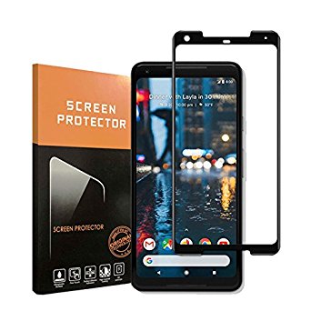 For Google Pixel 2 XL Screen Protector,Penacase,3D Full Coverage / Bubble Free / Easy to Install HD Clear Tempered Glass Screen Protector for Google Pixel 2 XL