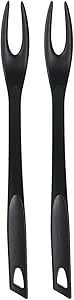 Norpro High Heat Resistant Nylon Carving Fork Bundle - Dishwasher Safe (Set of 2) (2 Items)