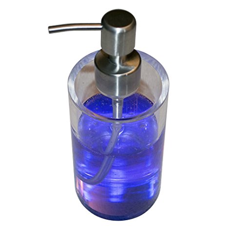 Soap Dispenser, 100% Acrylic, Hand Made Countertop Liquid Soap Dispenser Best For Kitchen Or Bath