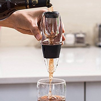 Smaier Wine Aerator Pourer - Premium Aerating Pourer and Decanter Spout （Multi Stage Design）