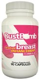 BustBomb - Top Rated Breast Enlargement  Bust Enhancement  Acne Treatment Natural Herbal Pills for Women - 90 Capsules - Best Value
