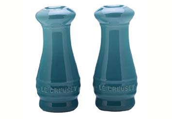 Le Creuset PG1102-0417 Stoneware Salt and Pepper Shakers, One Size, Caribbean